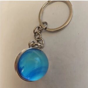 Neptune Planet Keychain